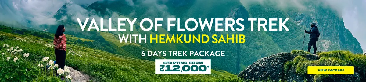 Valley of Flowers trek with Hemkund Sahib — 6 day package